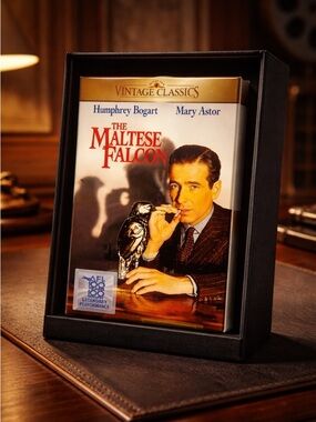 Factory Sealed Maltese Falcon Movie VHS Tape Humphrey Bogart Mary Astor
